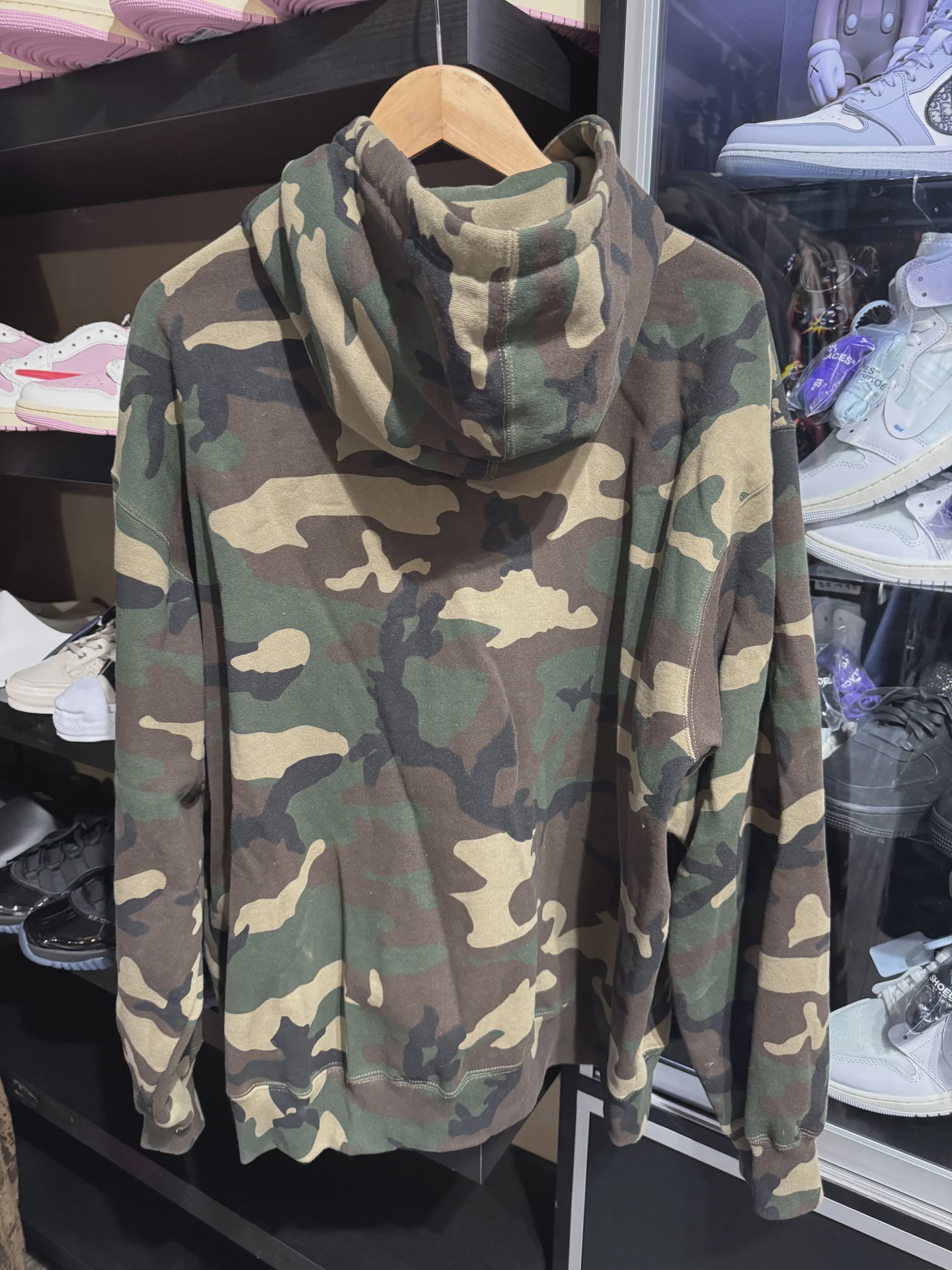 Supreme b.b. Simon Zip Up Hooded Sweatshirt Woodland Camo • Pre-Owned [8850] - photo 2
