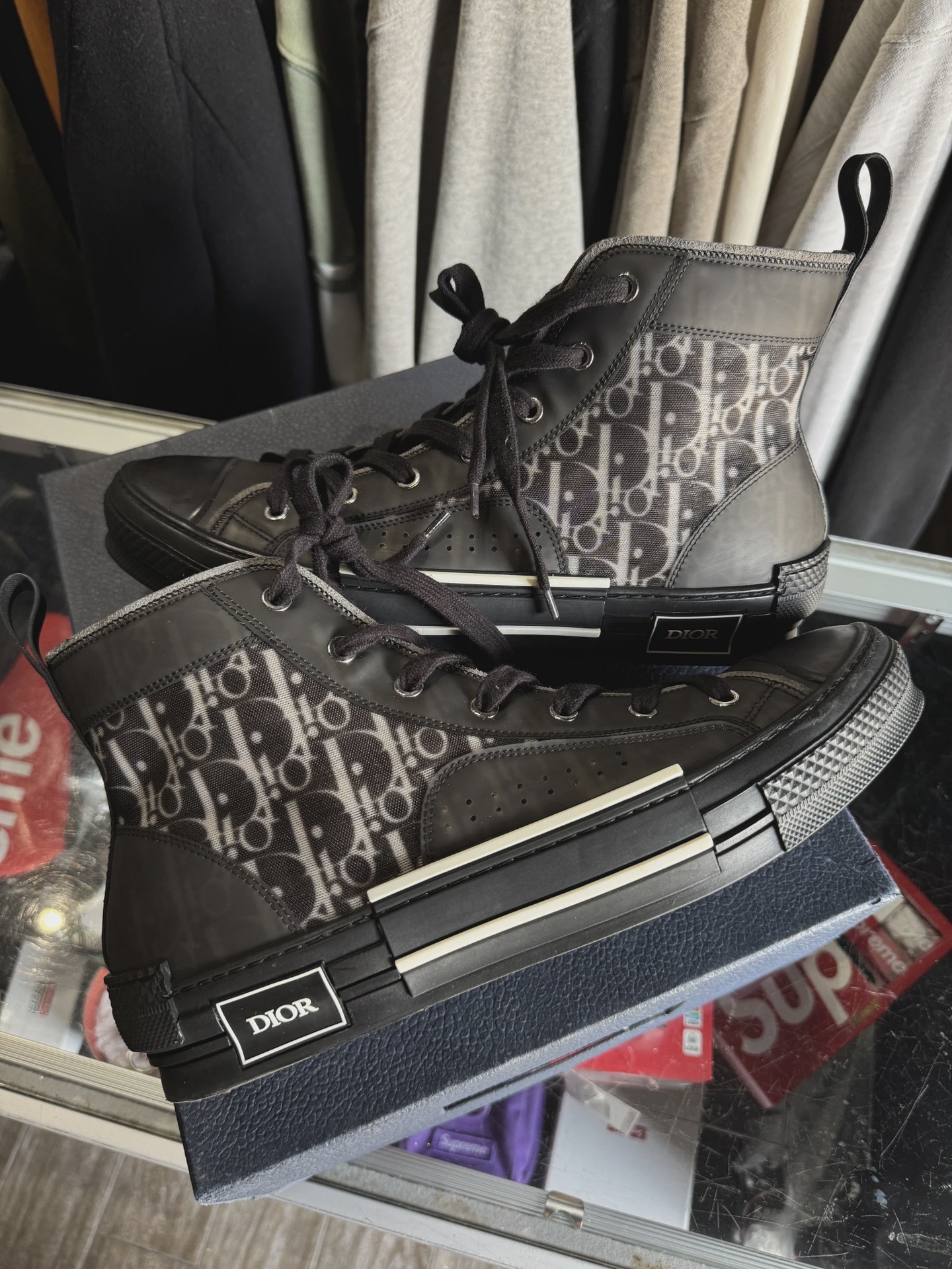Dior B23 Black Highs • Pre-Owned [6115]