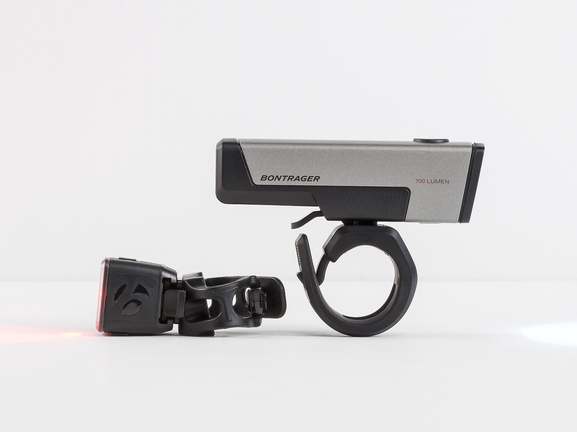 Bontrager Ion Comp R/Flare R City Bike Light Set, Metallic Gunmetal