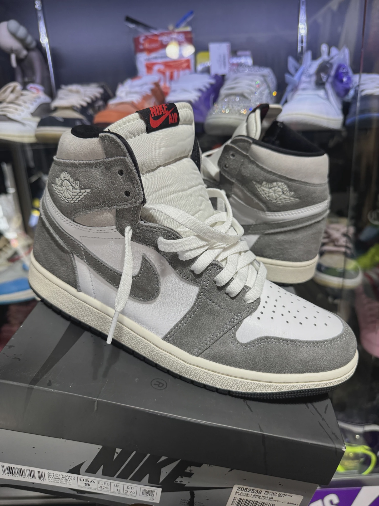 Air Jordan 1 Retro High Original Washed Black • Pre-Owned [1203]