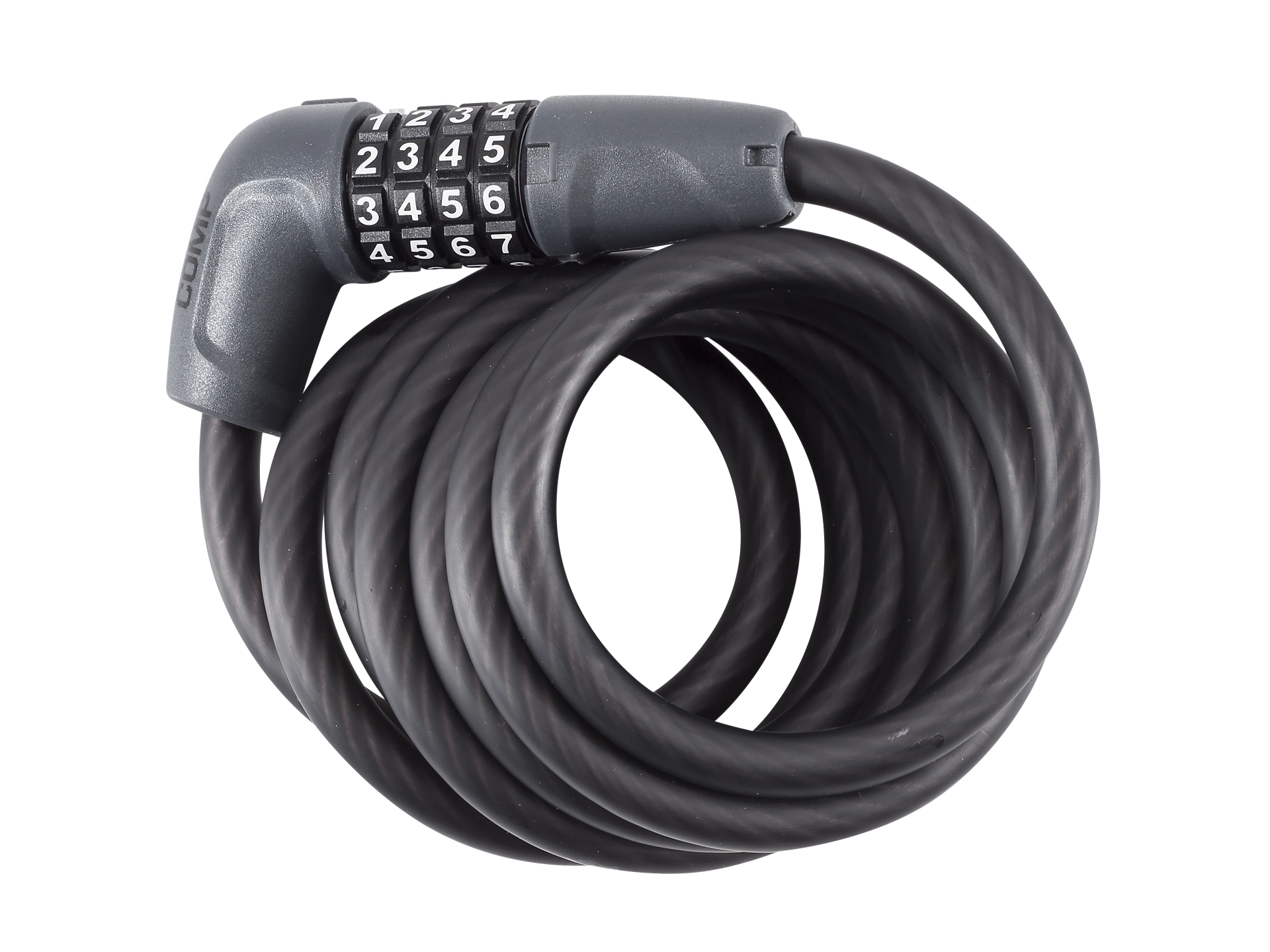 Bontrager Comp Combo Cable Lock, Black 10mm x 180cm (70.9")