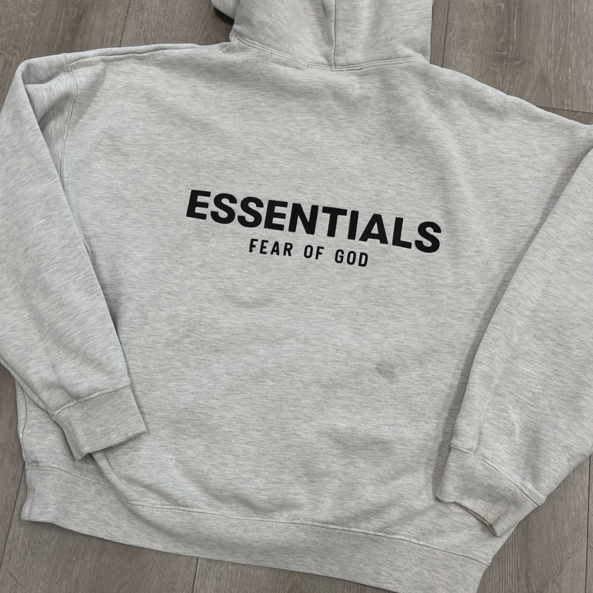 Fear of God Essentials Fleece Hoodie Desert Sand • Pre-Owned [9942] 2