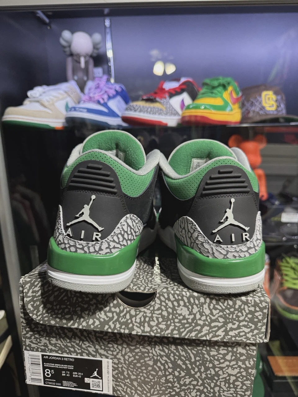 Air Jordan 3 Retro Pine Green • Pre-Owned [3089] 3