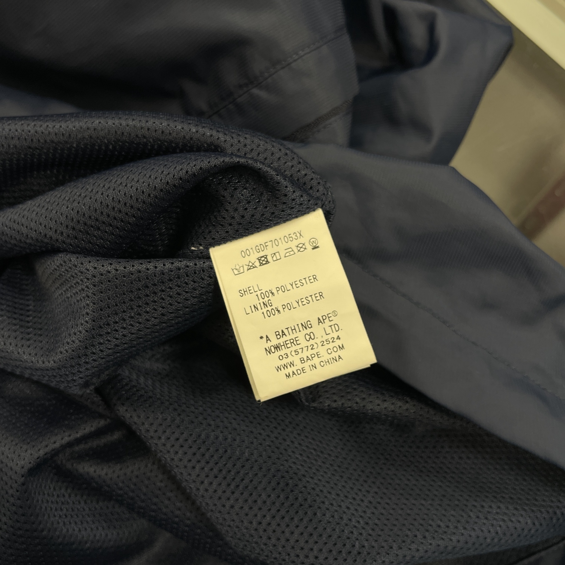 BAPE College Jacket Navy Blue - Pre-Owned 4