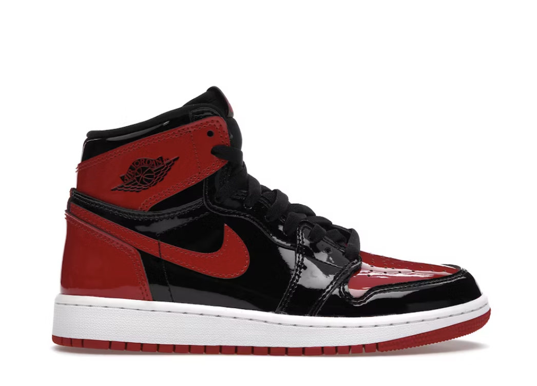 Jordan 1 Retro High OG Patent Bred (GS) - Pre-Owned