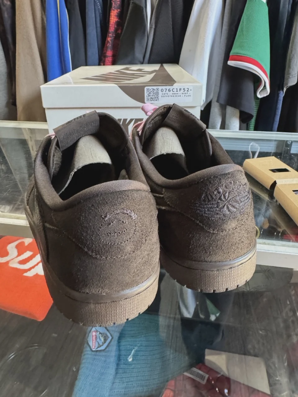 Air Jordan 1 Retro Low Original SP Travis Scott Velvet Brown • Pre-Owned [7160] - photo 3