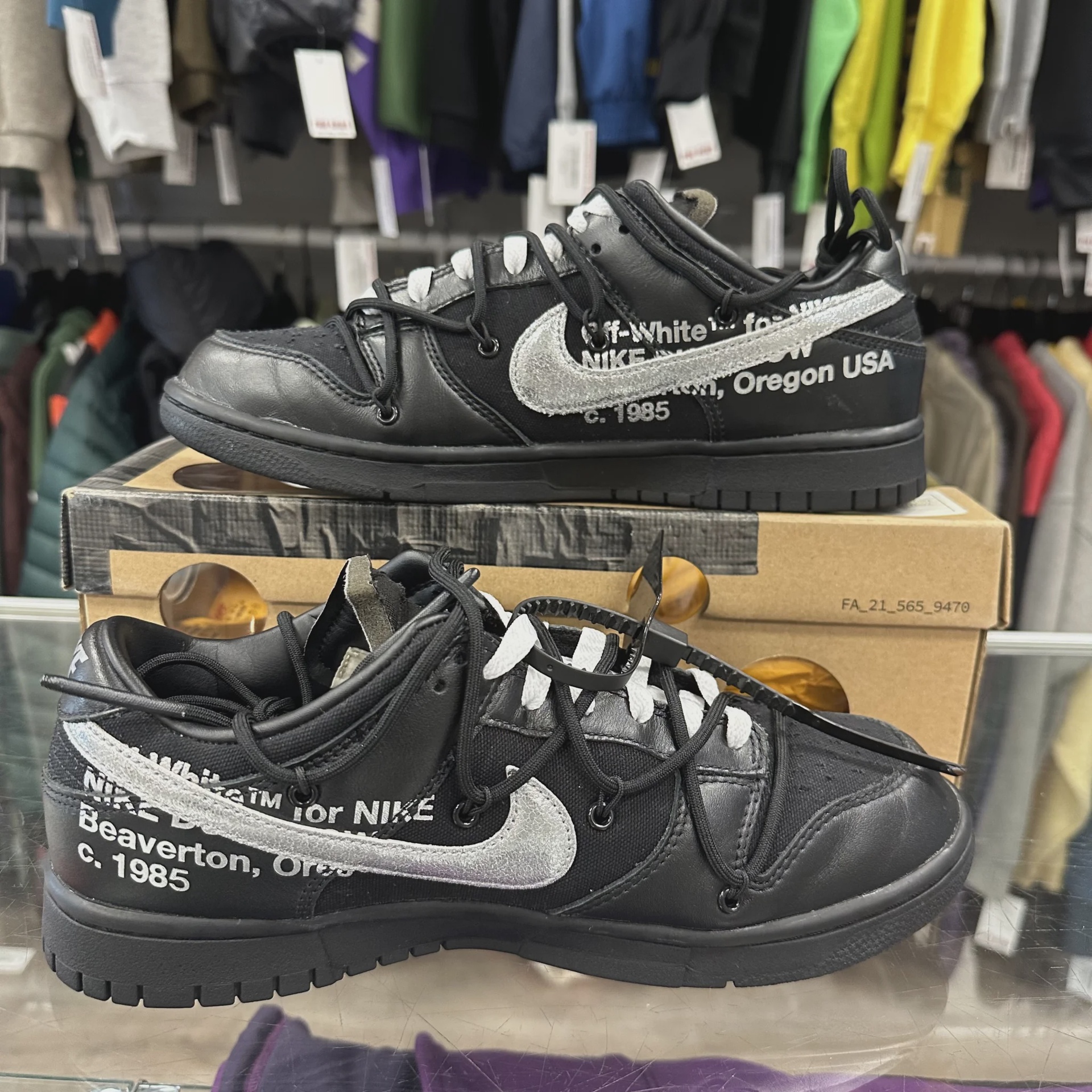 Nike Dunk Low Off-White Lot 50 • Pre-Owned [4484] - photo 2