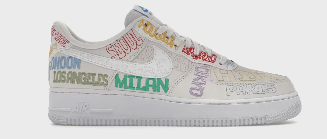 Nike Nike Air Force 1 Low World Tour White - Size US M 11.5