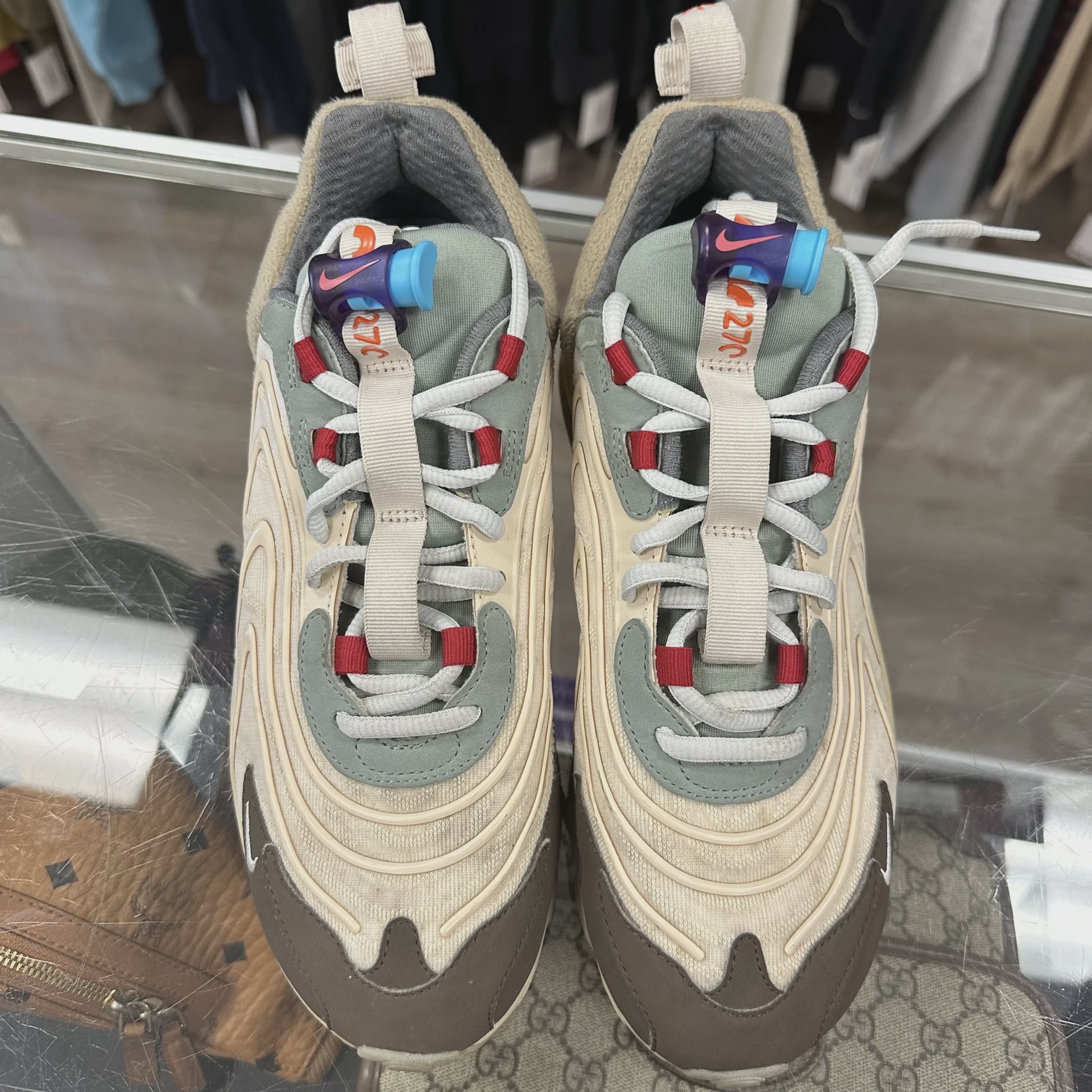 Nike Air Max 270 React ENG Travis Scott Cactus Trails  NO BOX [7679] - photo 4