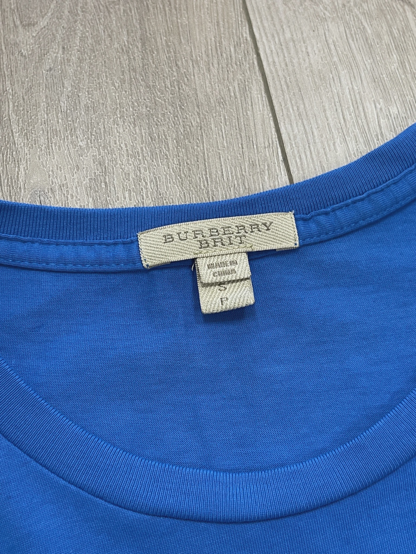 Burberry Brit Crew Neck Cotton T-Shirt • Pre-Owned [6949] 4