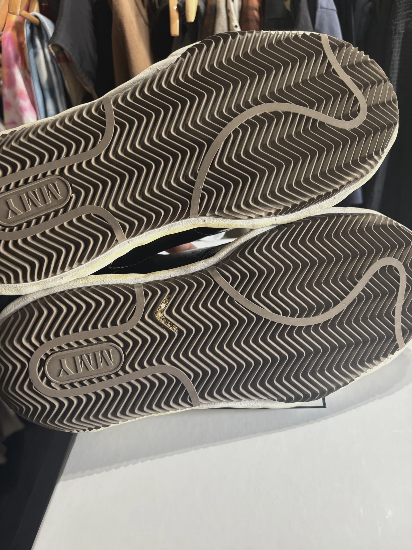 Maison Mihara Yasuhiro Blakey OG Sole Wrinkled Leather Low Black White • Pre-Owned [6128] - photo 4