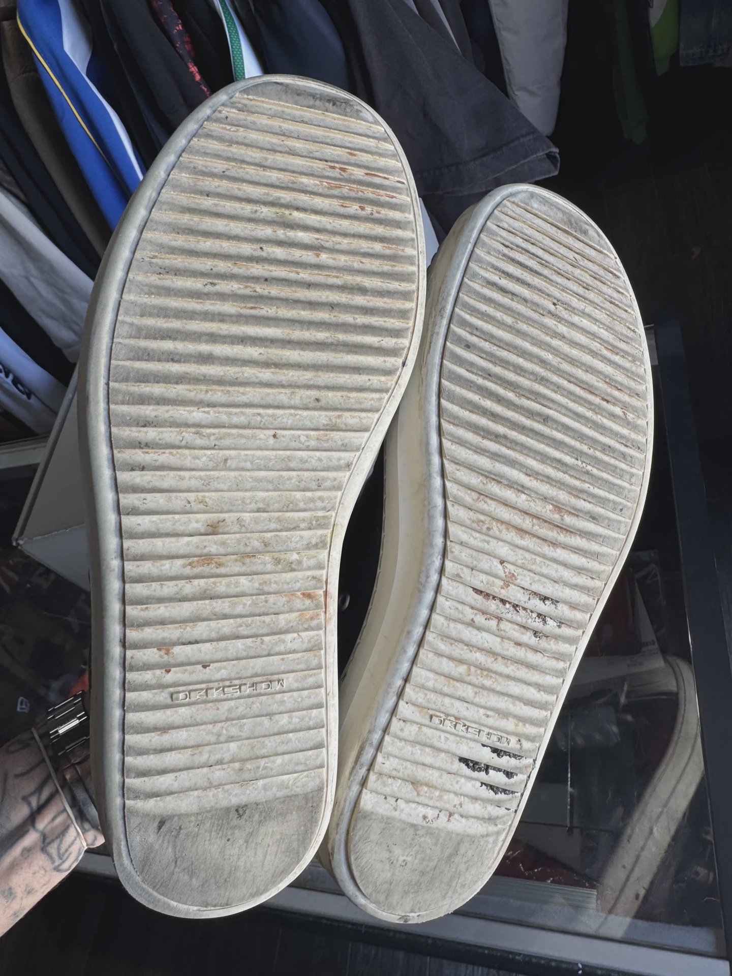Rick Owens DRKSHDW Ramones Low Top Black Nylon • Pre-Owned [8012] - photo 3