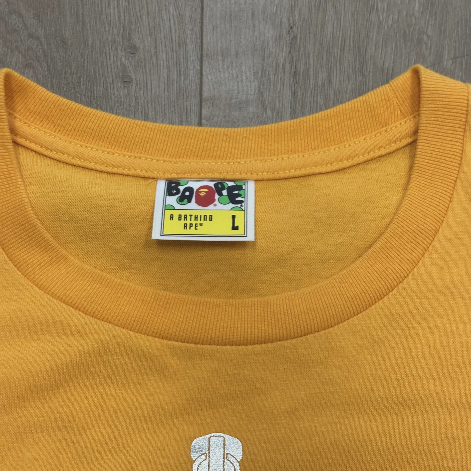 Bape orange tee • Pre-Owned [3365] 4