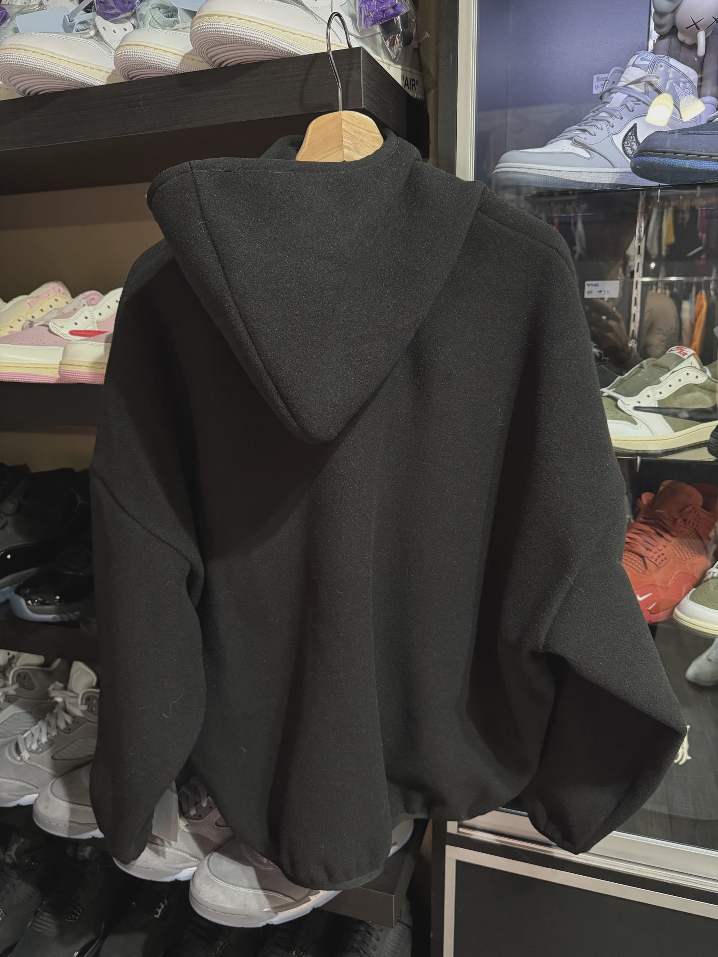 Fear Of God Essentials Black Fleece Hoodie size S • Pre-Owned [0657] 2