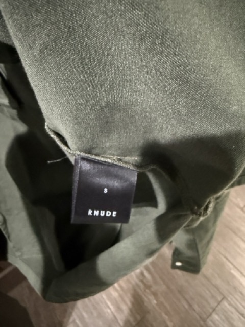 Rhude Army Green Weight On Me Jacket 2