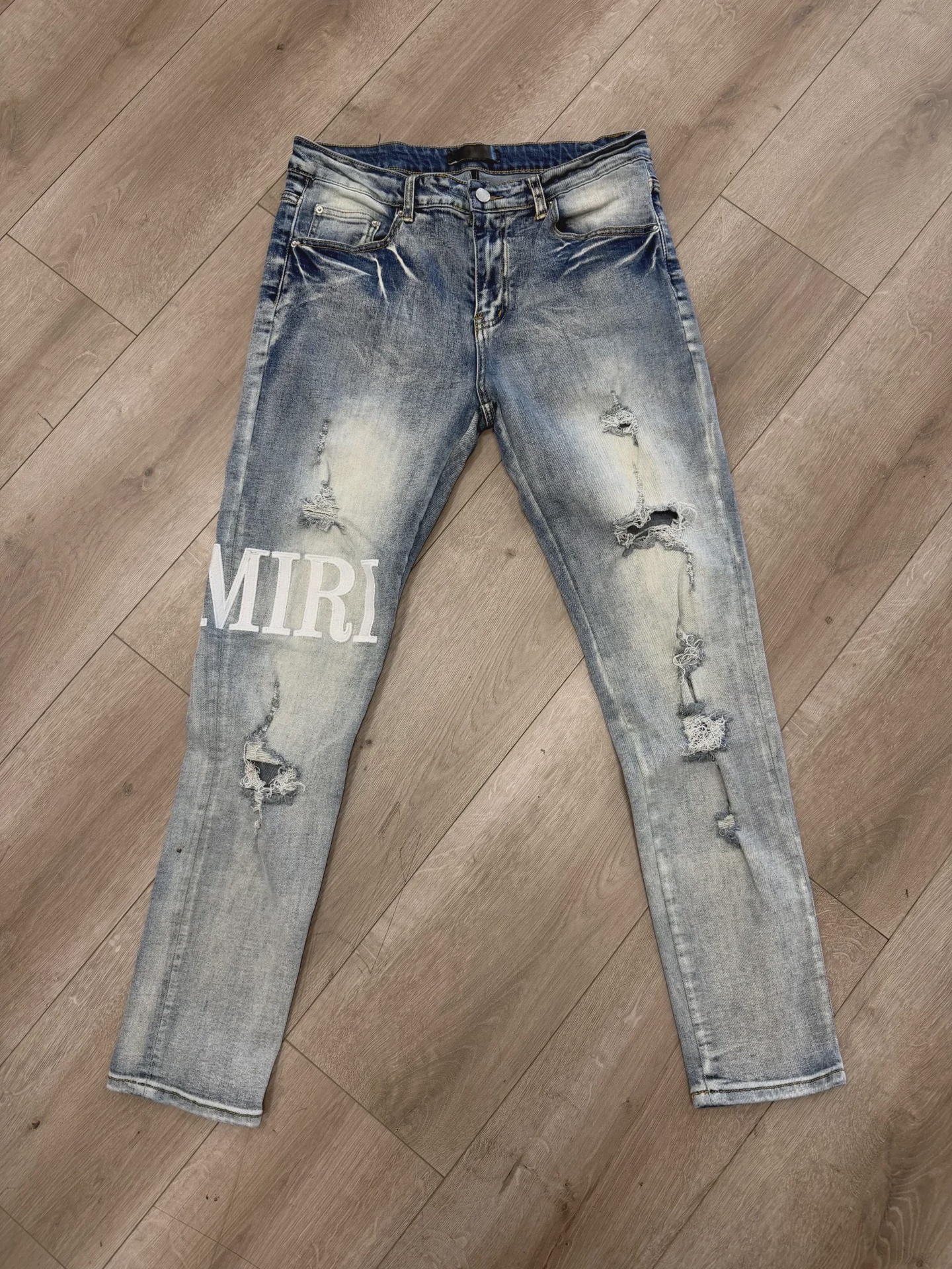 Amiri AMIRI distressed skinny jeans - Size 34