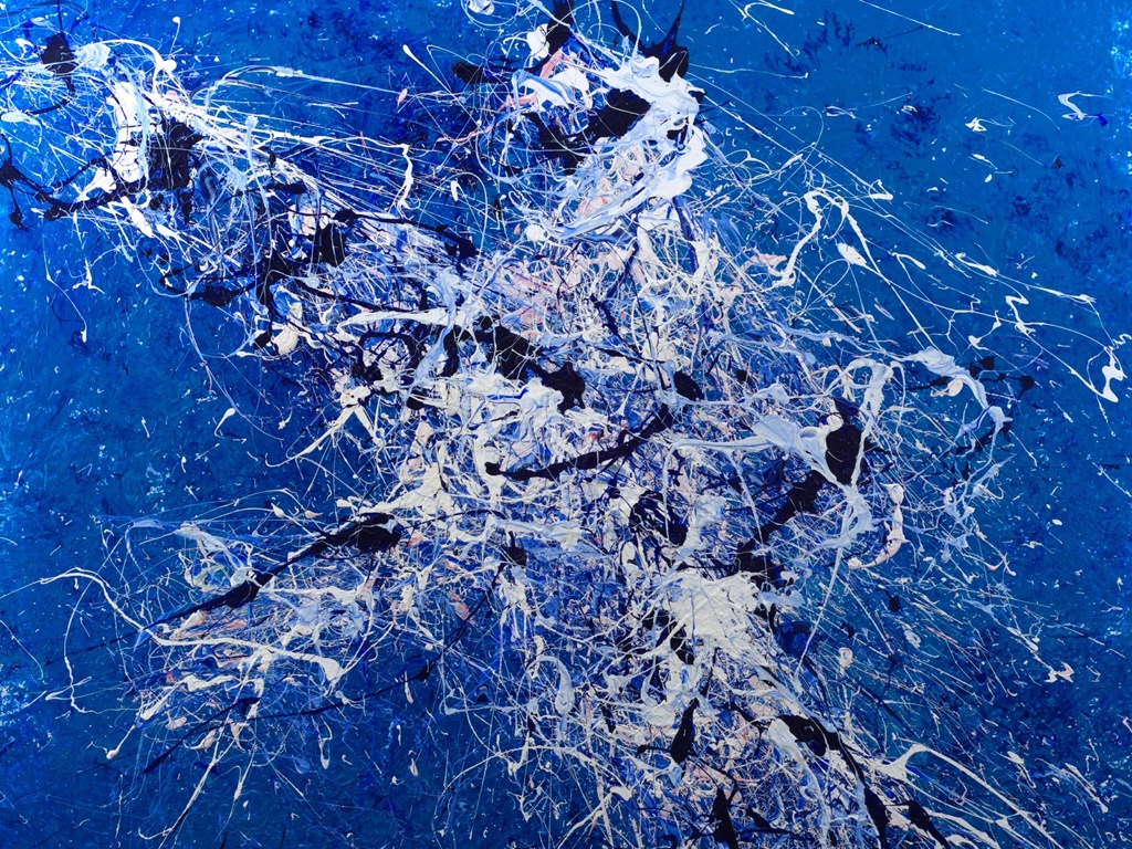 Metal Painting - Essence of Taiji (Blue)
