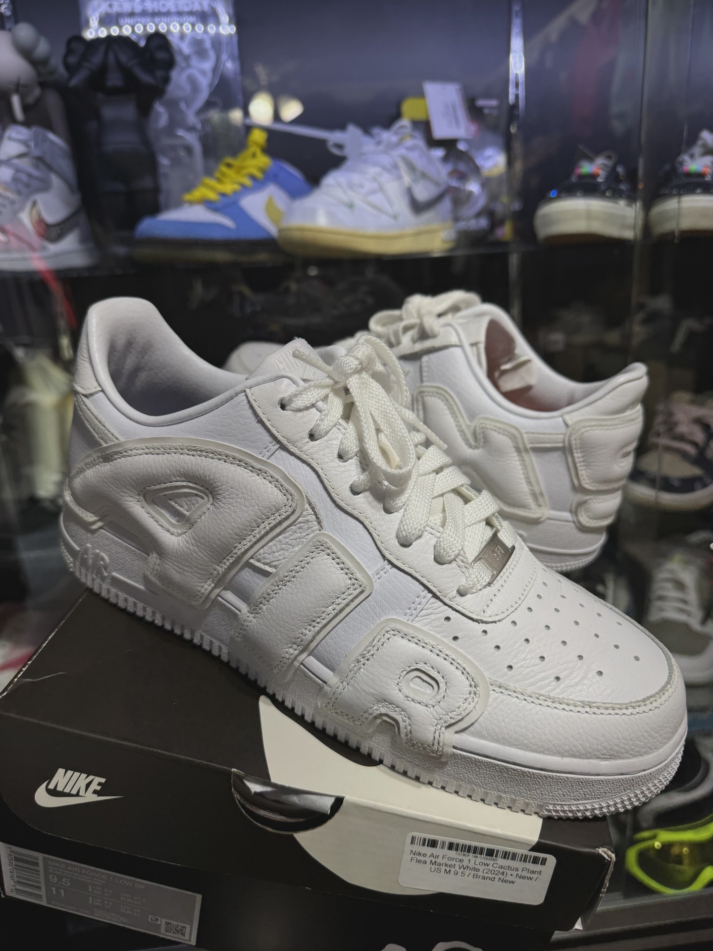 Nike Air Force 1 Low Cactus Plant Flea Market White (2024) • Pre-Owned [0799]