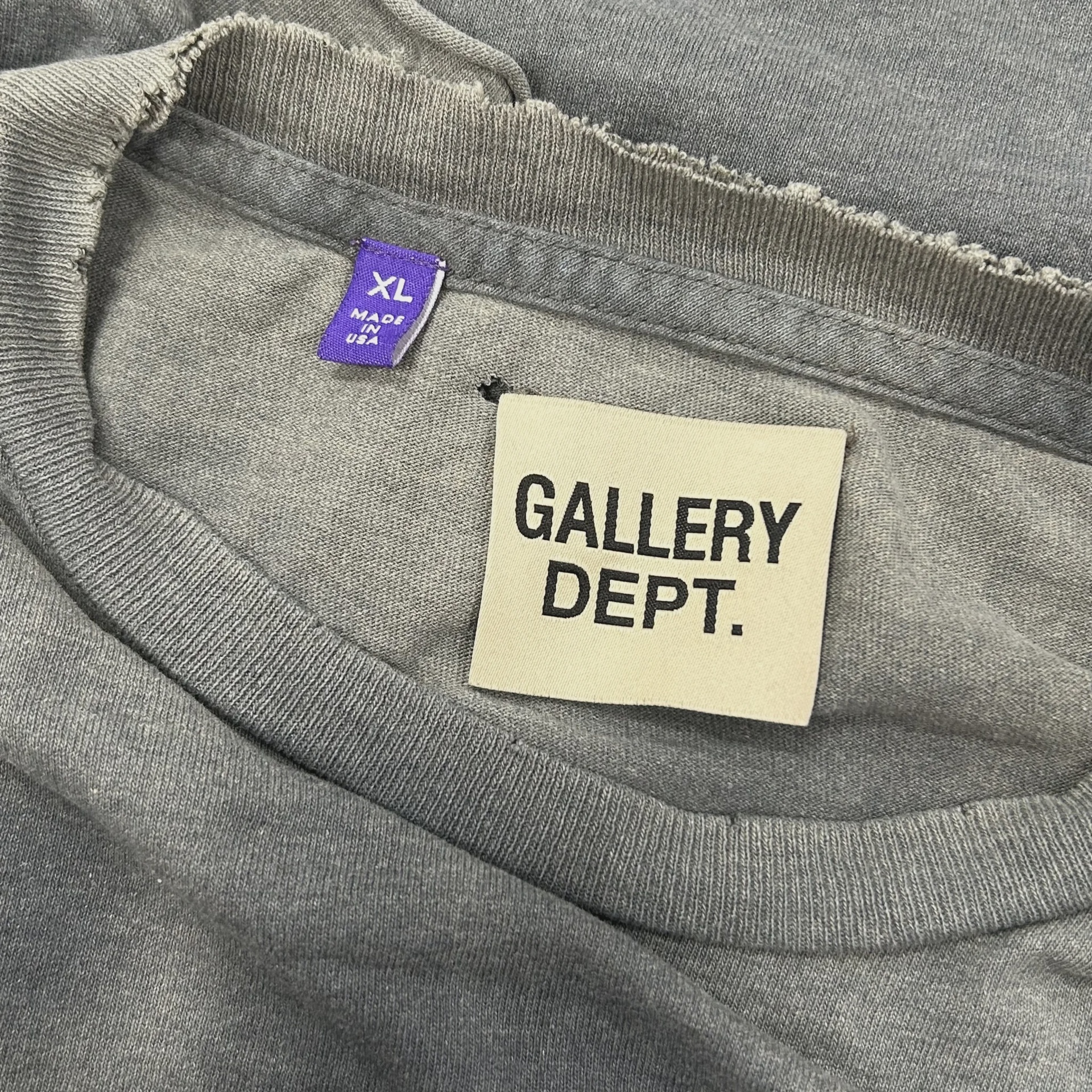 Gallery Dept. Zip Tee Vintage Black • Pre-Owned [4449] - photo 4