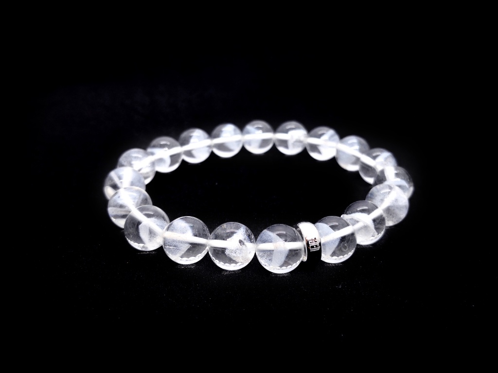 The Fearless (White Phantom Quartz Bracelet) - 4A Grade