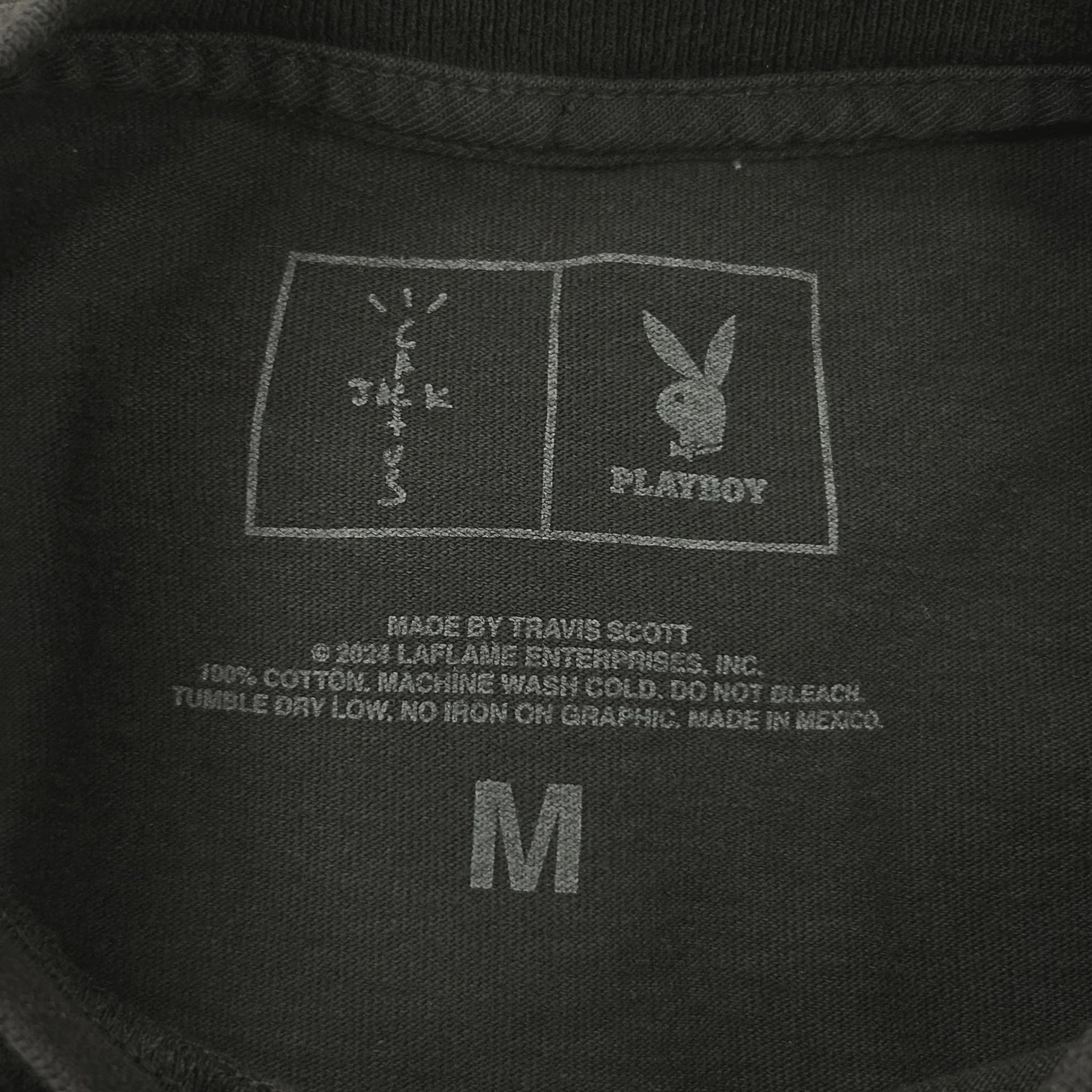 Travis Scott x Playboy II Tee Black • Pre-Owned [2981] - photo 3