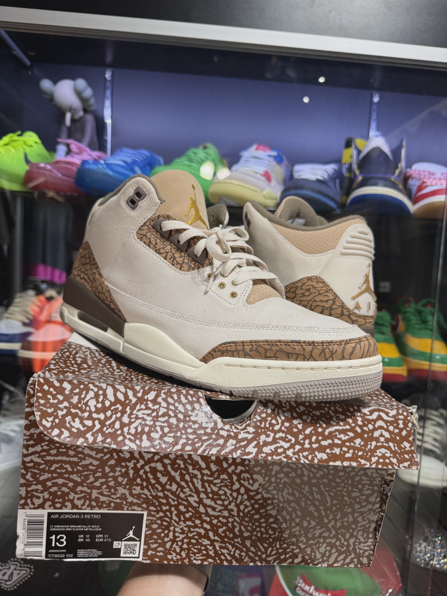 Air Jordan 3 Retro Palomino • Pre-Owned [9255]