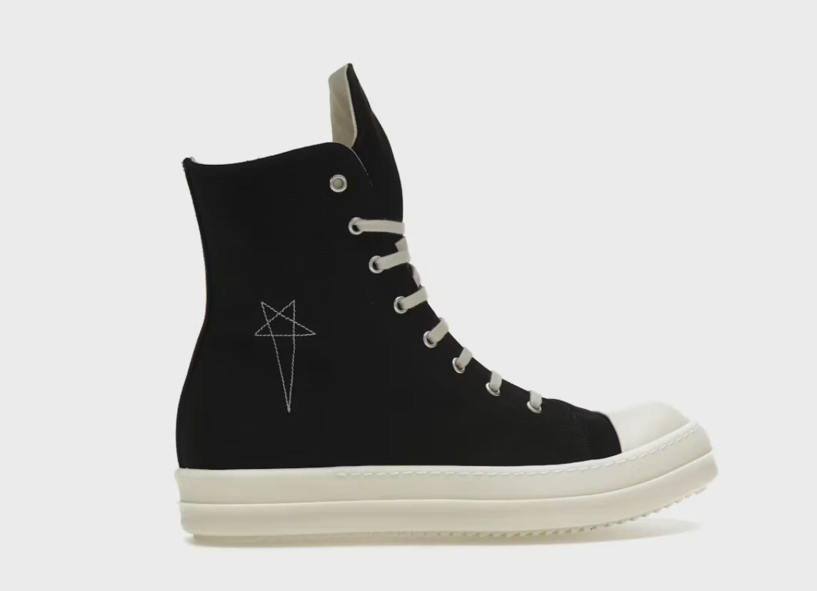 Rick Owens Rick Owen’s Drkshdw Rick Owens DRKSHDW Luxor High Black Pearl - Size US M 8