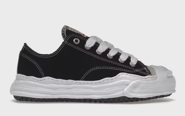 Maison Mihara Yasuhiro Hank OG Sole Canvas Low Black • Brand New [8824]