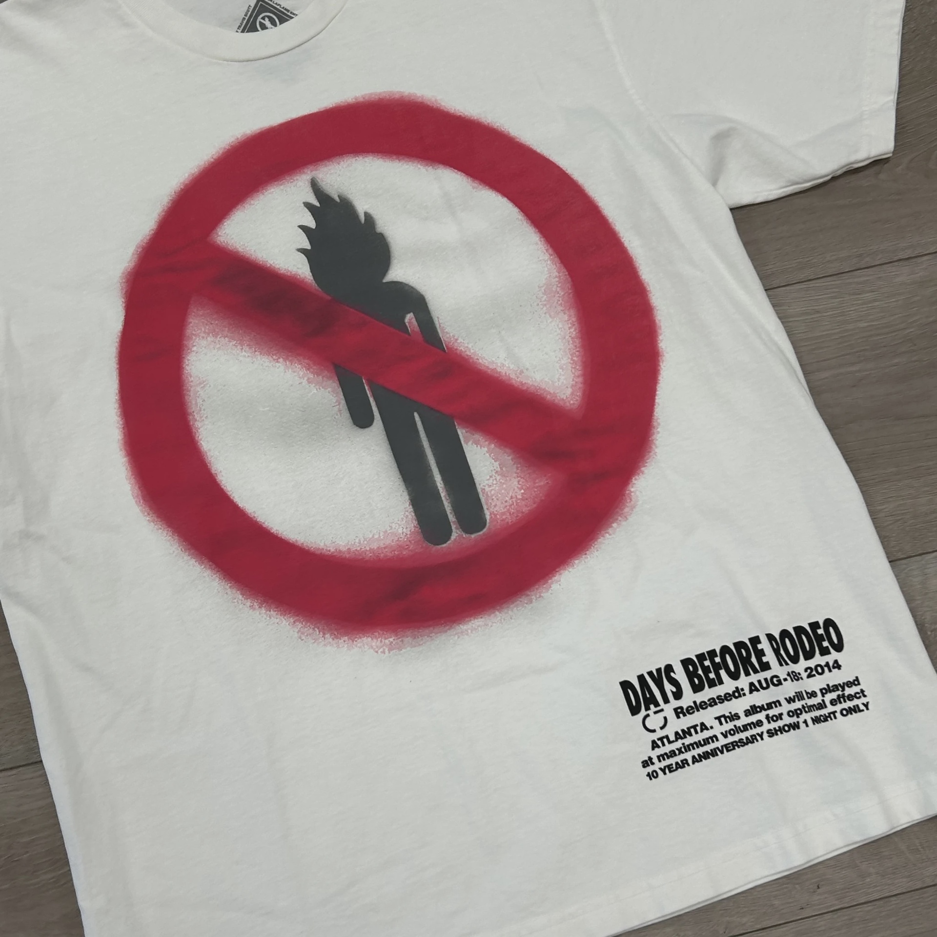 Travis Scott "Not Our First Rodeo" 10-Year Anniversary Tee • 4460 4
