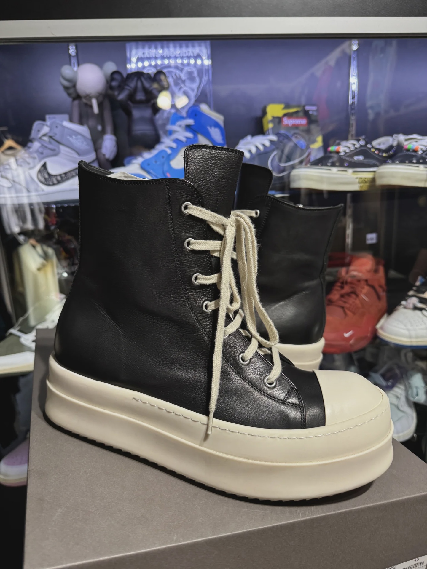 Rick Owens Ramones Mega Bumper Sneaker • Pre-Owned [2993] - photo 3