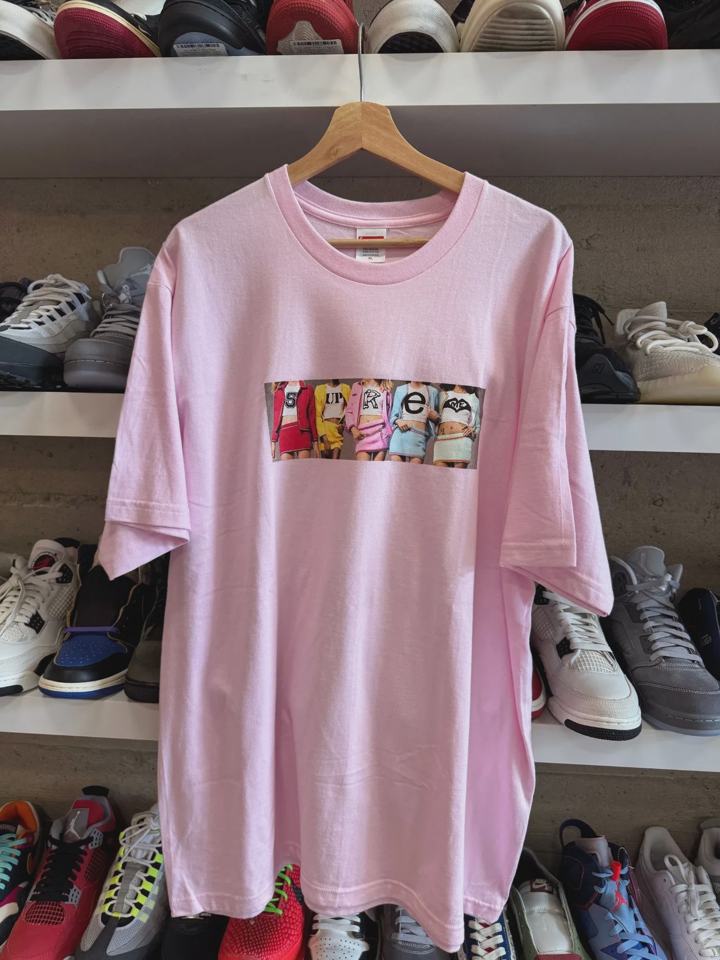 Supreme Pink Cheerleader Tee • Brand New [1946]