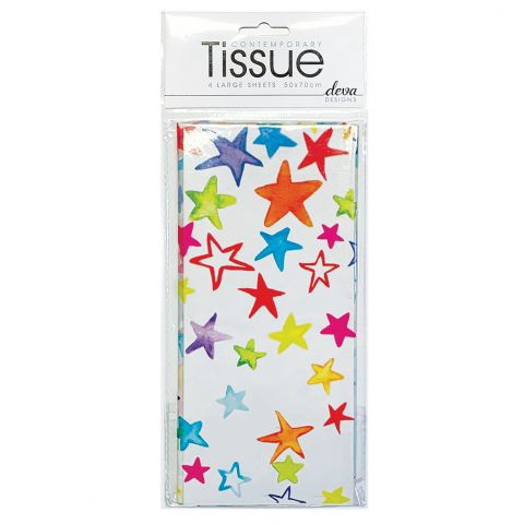Deva Designs - Printed Tissue Paper 4 Sheets/Pack