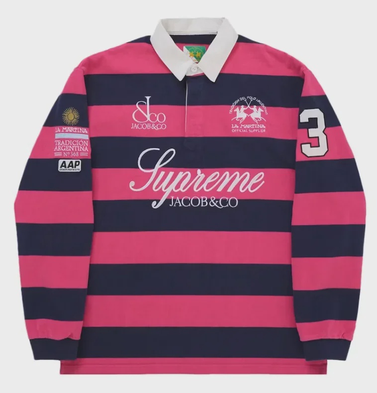 Supreme Supreme La Martina Rugby Stripe - Size XL