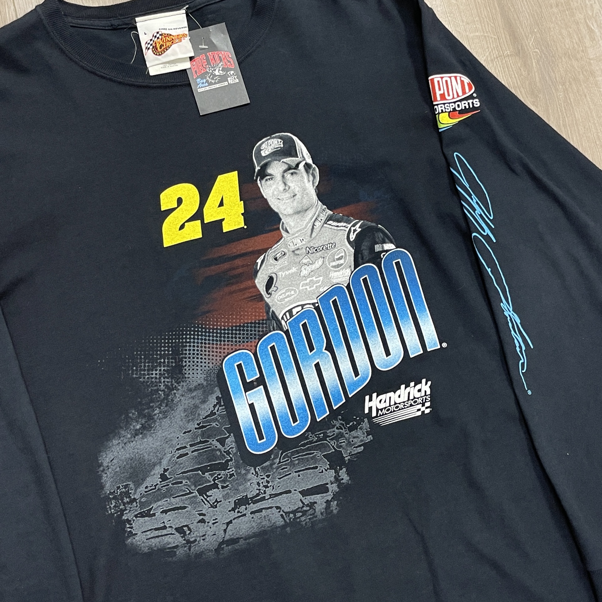 NASCAR Gordon. Long Sleeve Shirt Size Large Pre-Owned 2