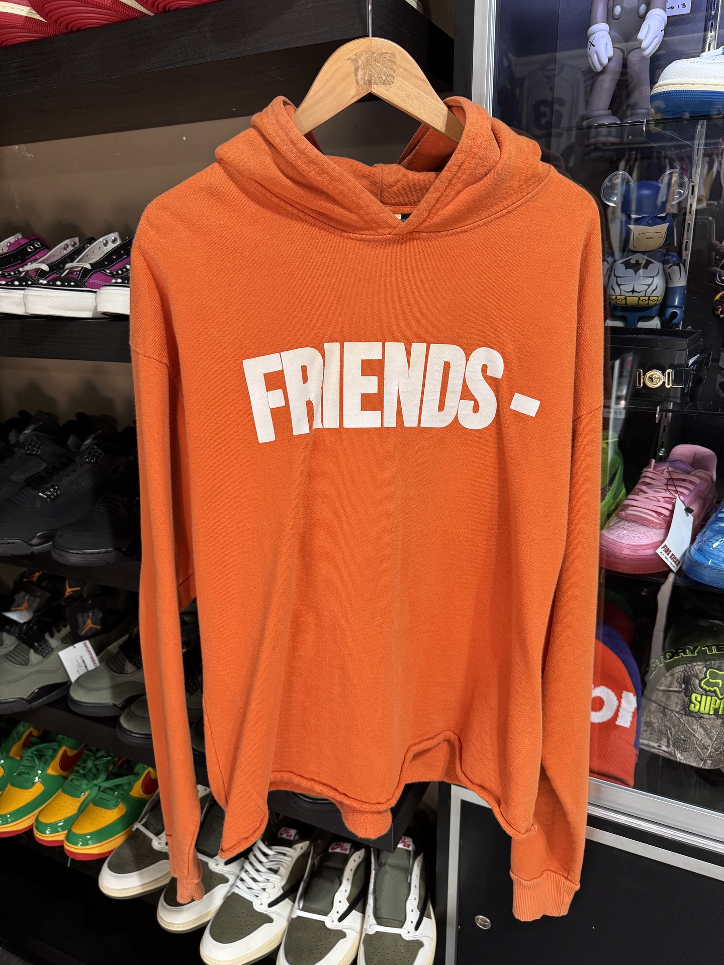 Vlone Orange Friends Hoodie