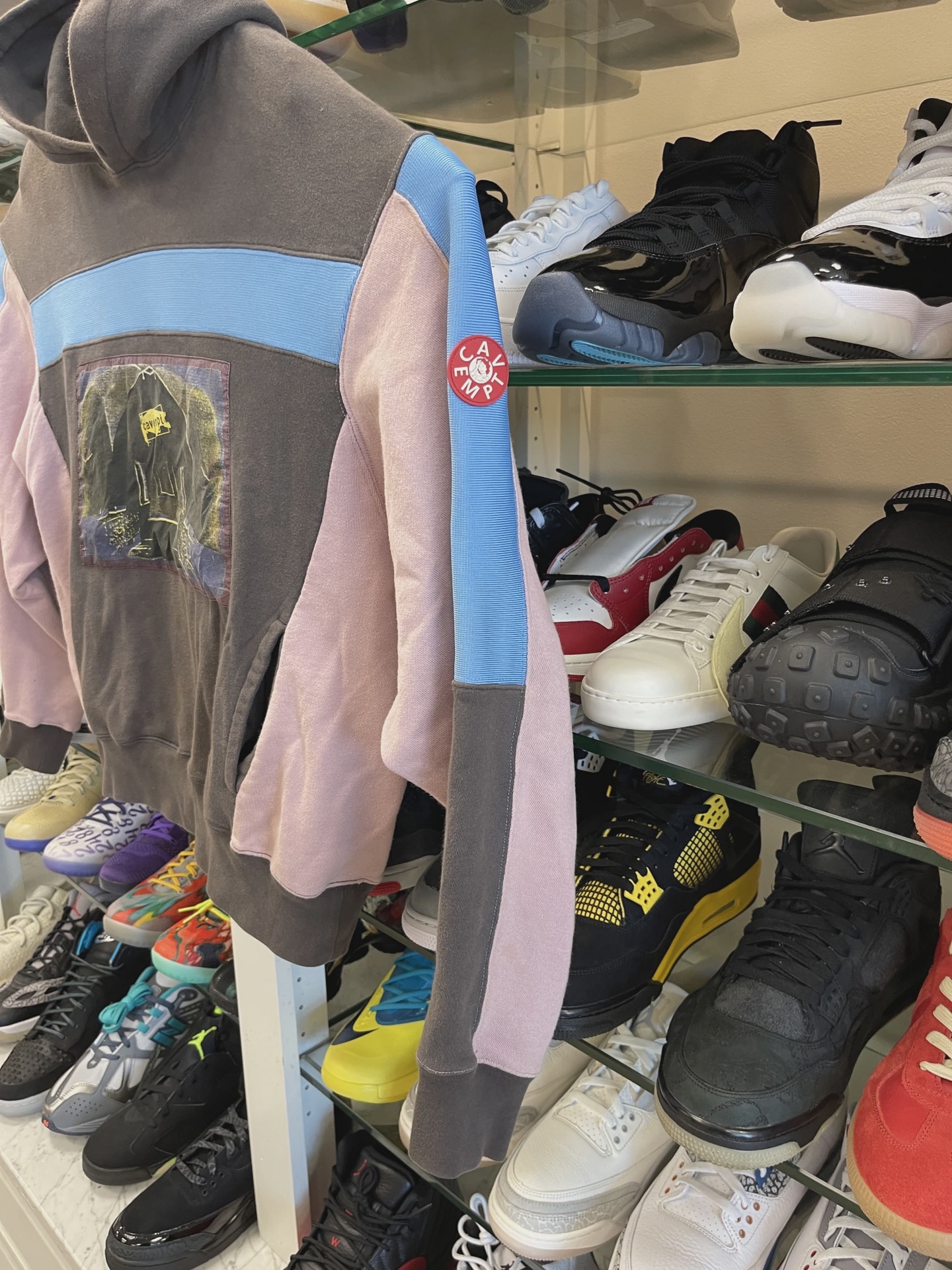 Cav Empt Blue Rib Heavy Hoodie • Pre-Owned [1136] 6