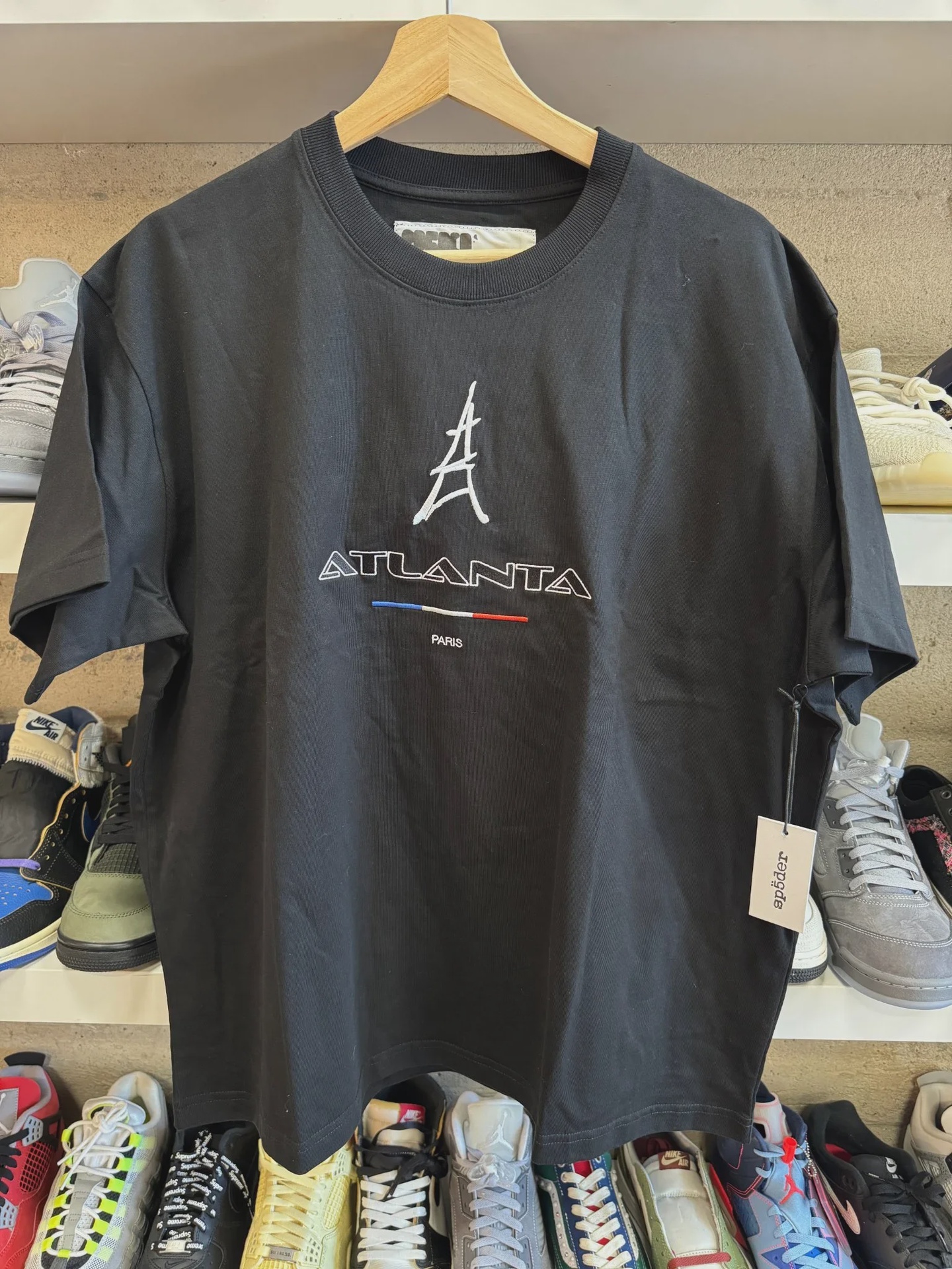 Sp5der Paris Black Tee • Brand New [3797] - photo 1