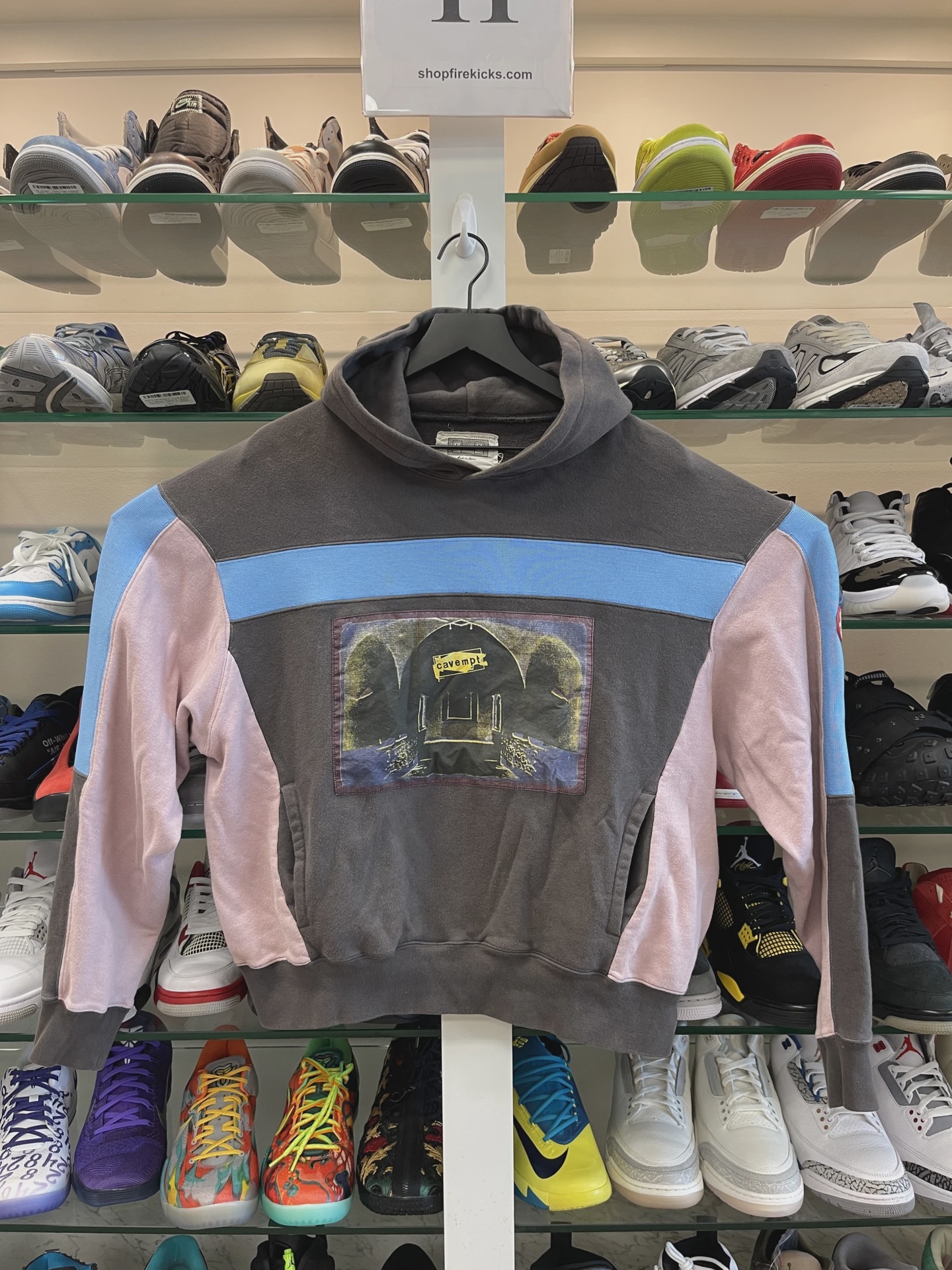 Cav Empt Blue Rib Heavy Hoodie • Pre-Owned [1136]