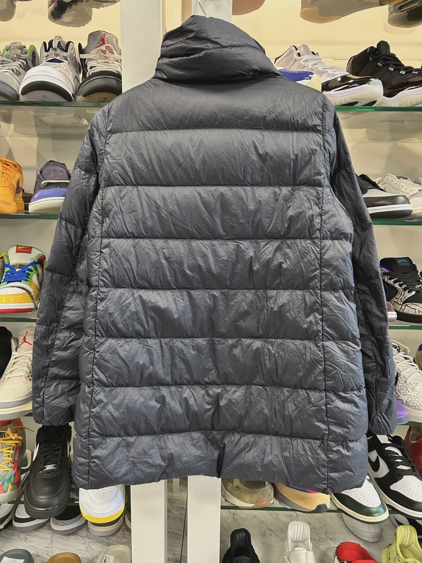 Moncler womens Puffer jacket navy • Pre-Owned [1155] 7