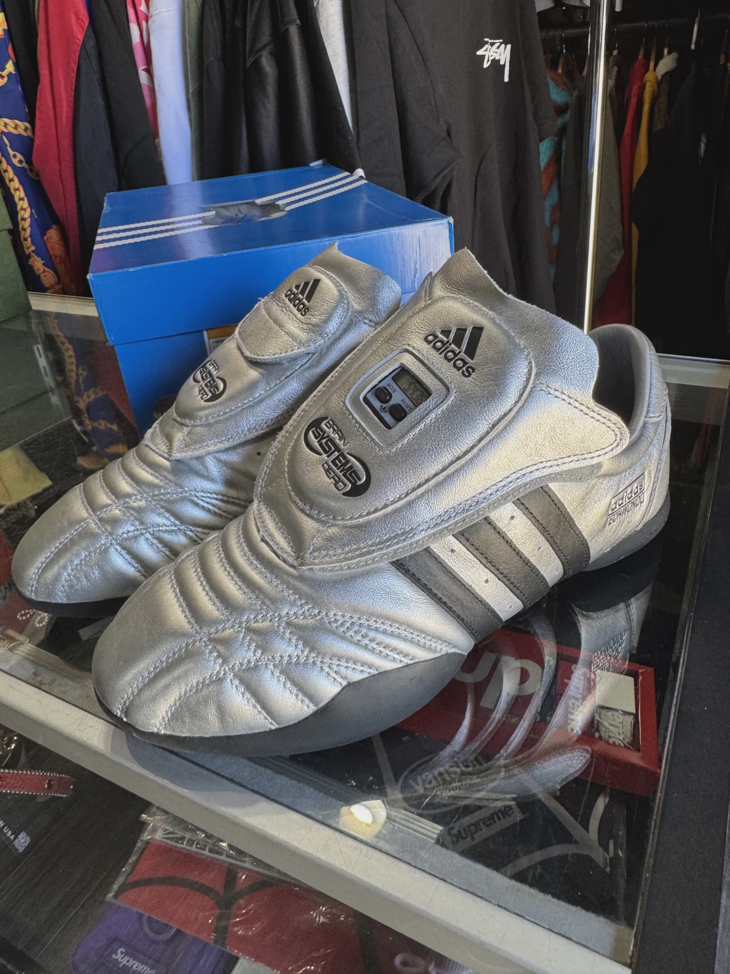 adidas Taekwondo Brain Dead Metallic Silver • Pre-Owned [0592] - photo 2