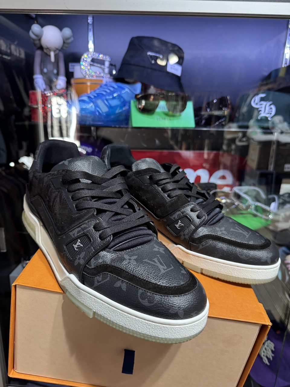 Louis Vuitton Louis Vuitton Trainer Low 'Black Monogram' - Pre-Owned 2