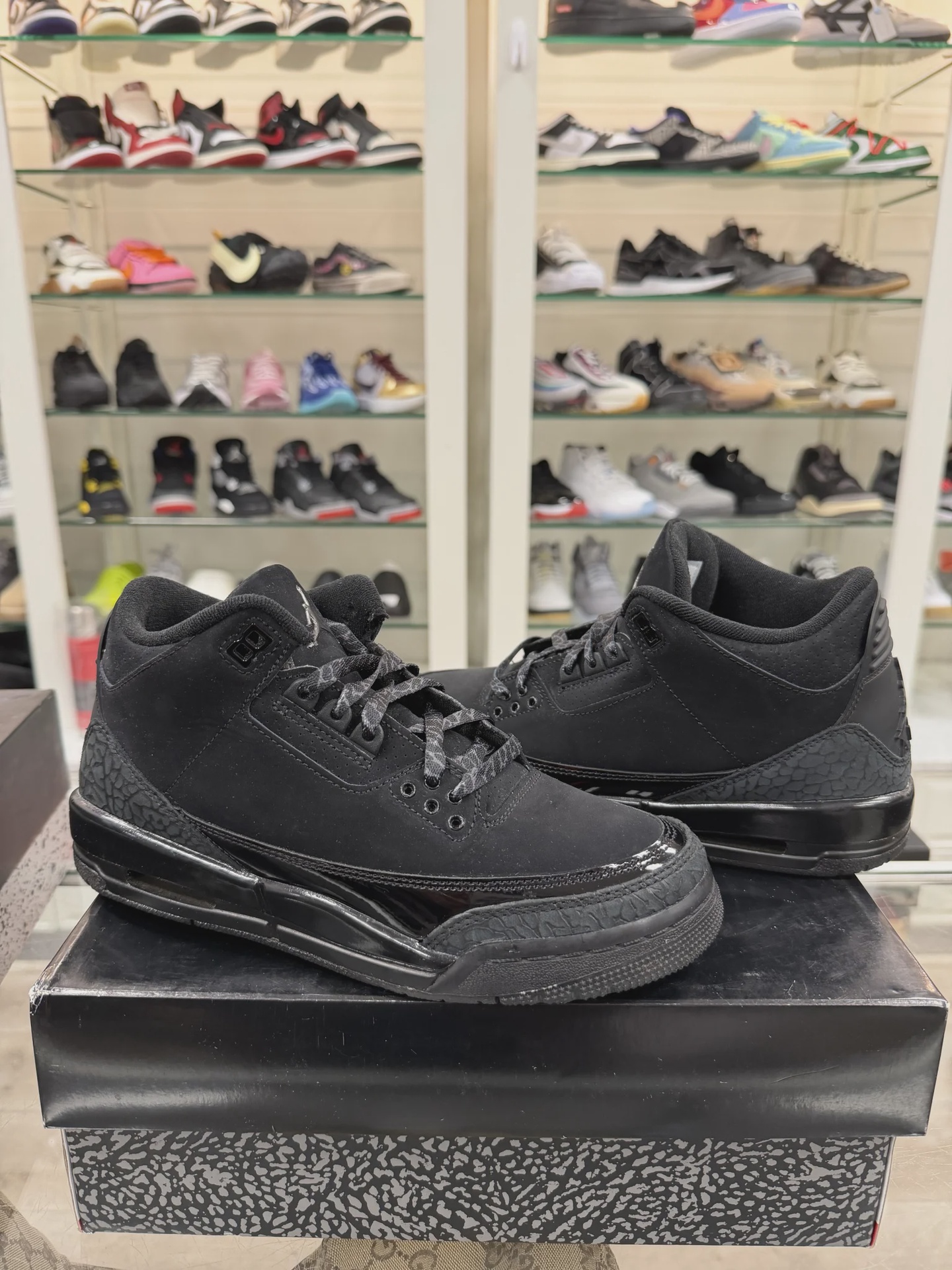 Jordan Air Jordan 3 Retro Black Cat (2025) (Grade School) - Size 7Y