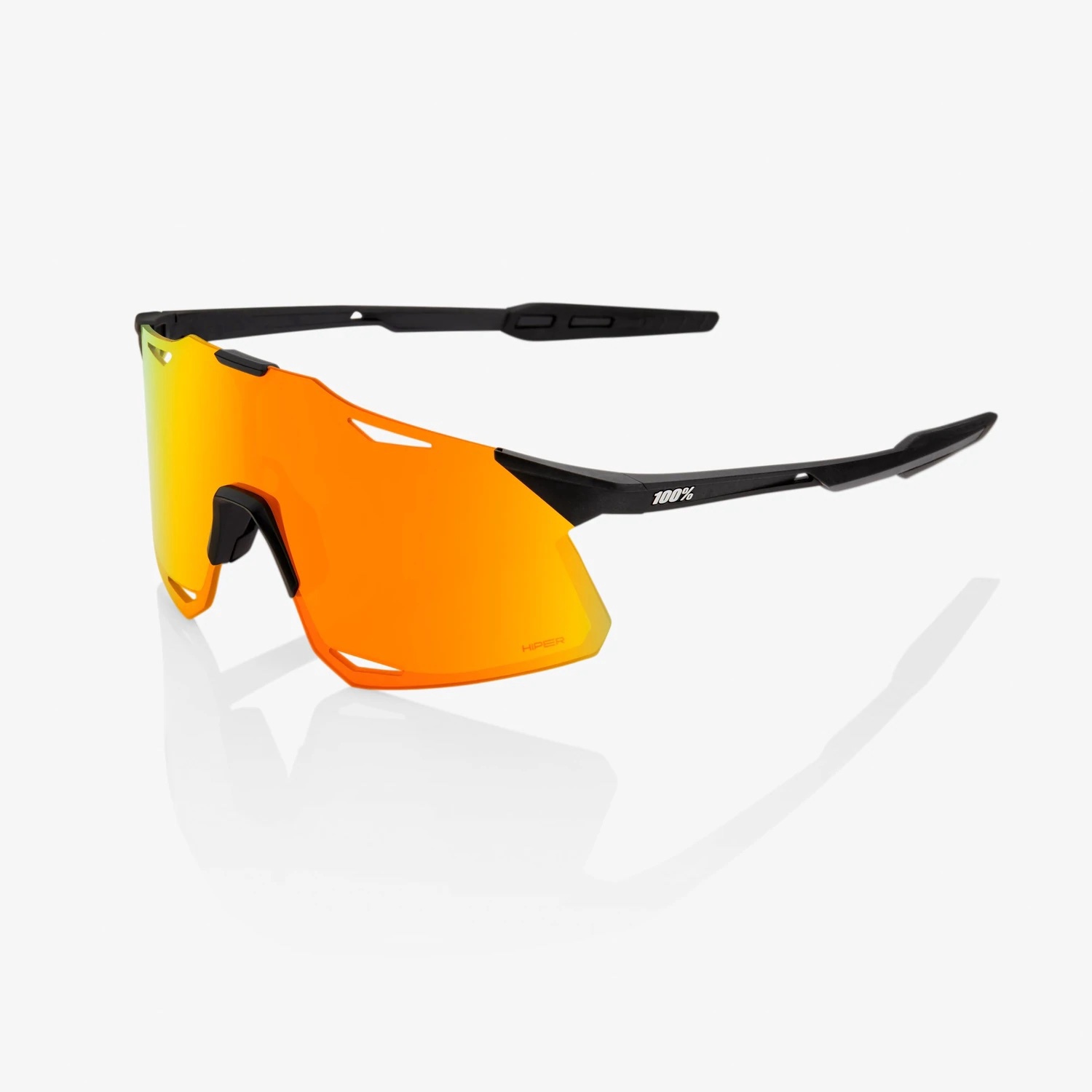 Hypercraft - Matte Black - HiPER Red Multilayer Mirror Lens