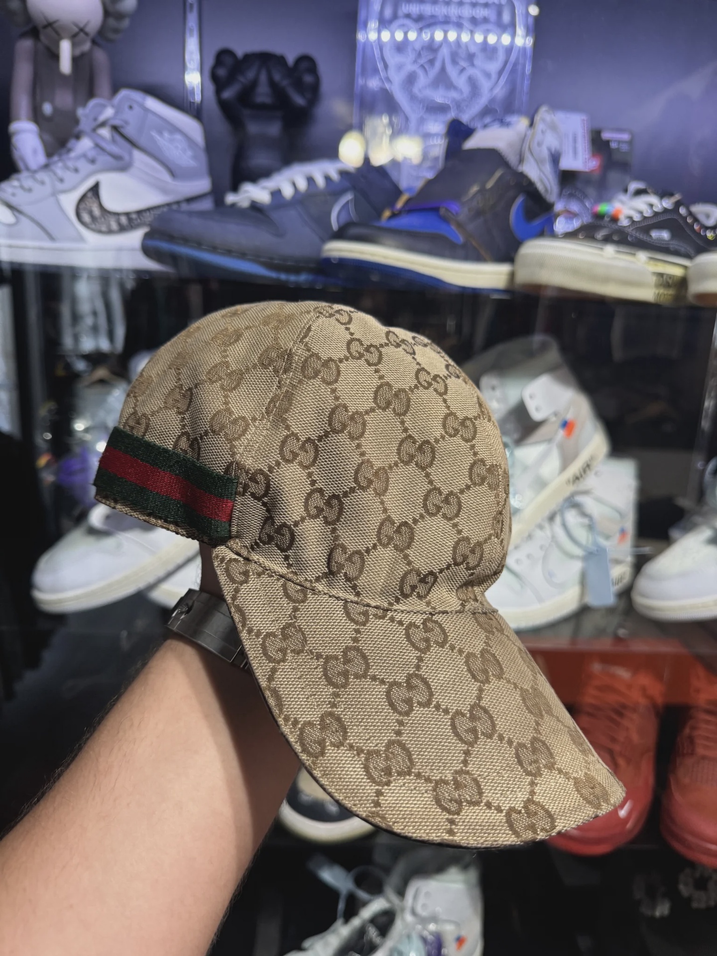 Gucci Obilque Hat • Pre-Owned [2289] - photo 2
