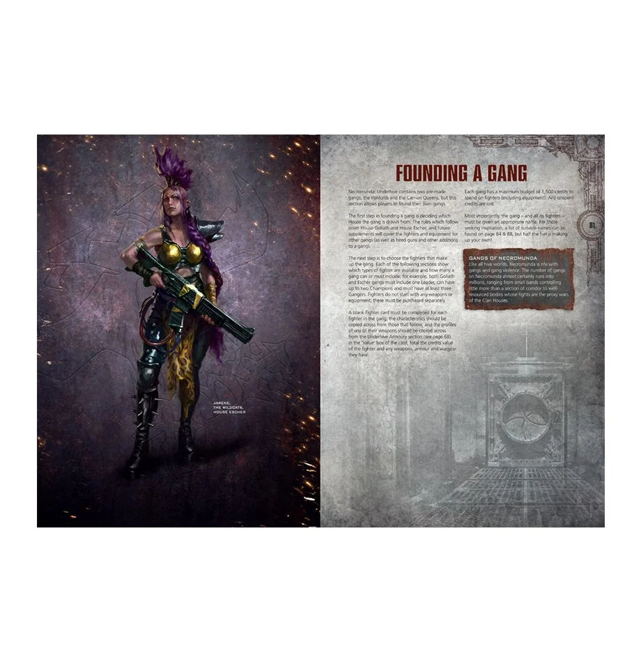 NECROMUNDA RULEBOOK Hobby Master