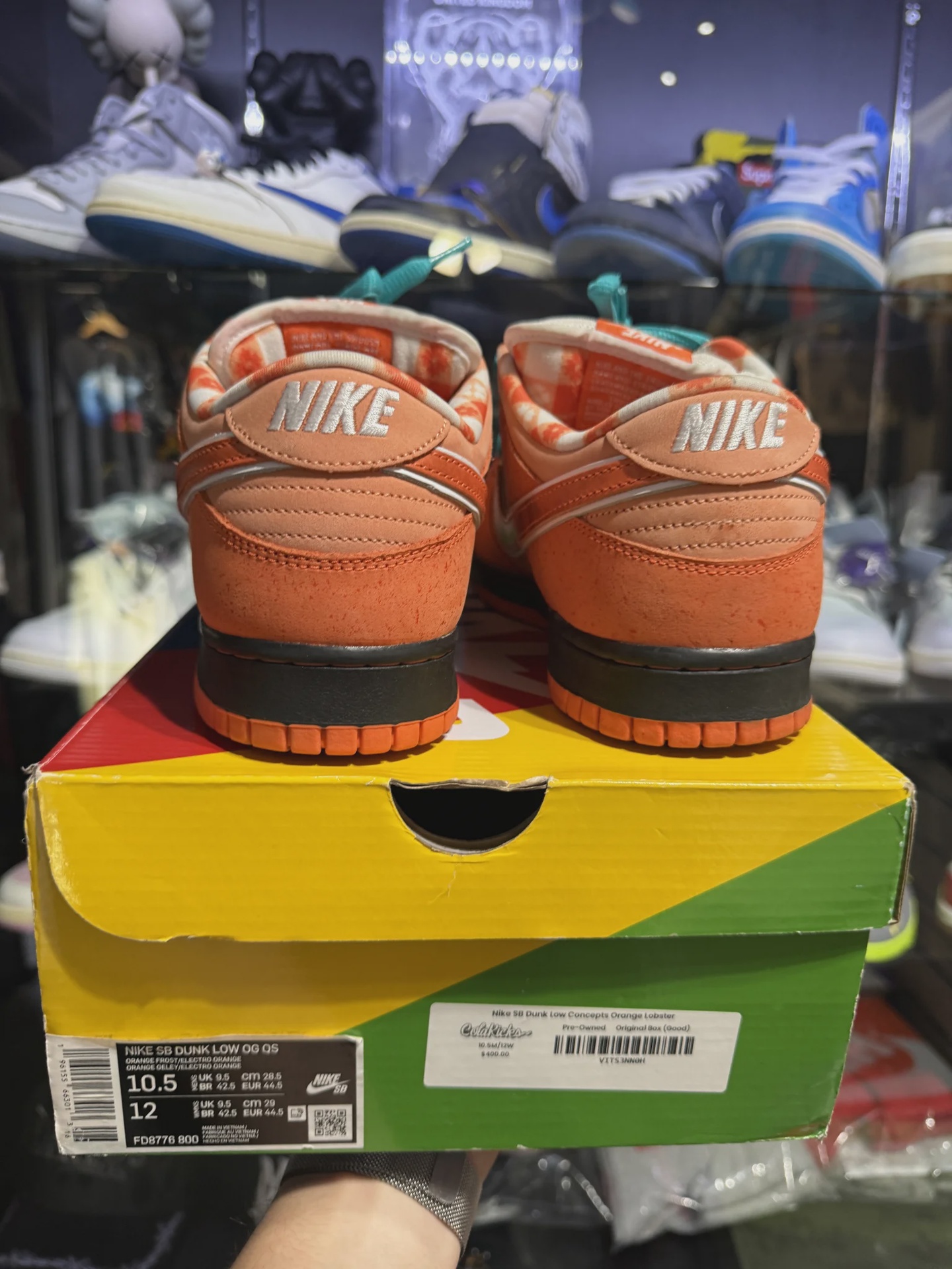 Nike SB Dunk Low Concepts Orange Lobster  • Pre-Owned [8599] - photo 4