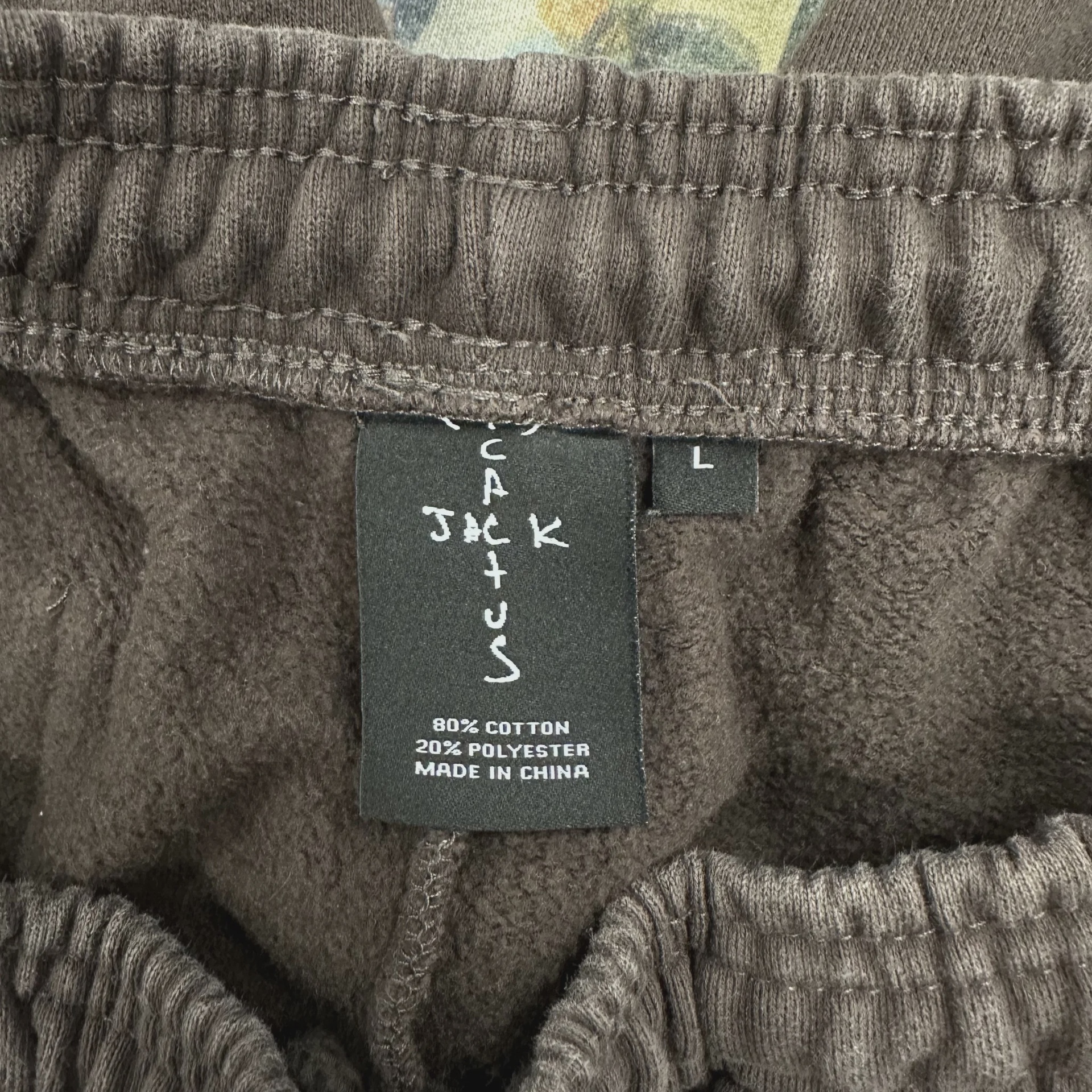 FW20 Travis Scott x McDonald's Sticker Bomb Sweatpants Brown • Pre-Owned [6239] - photo 7