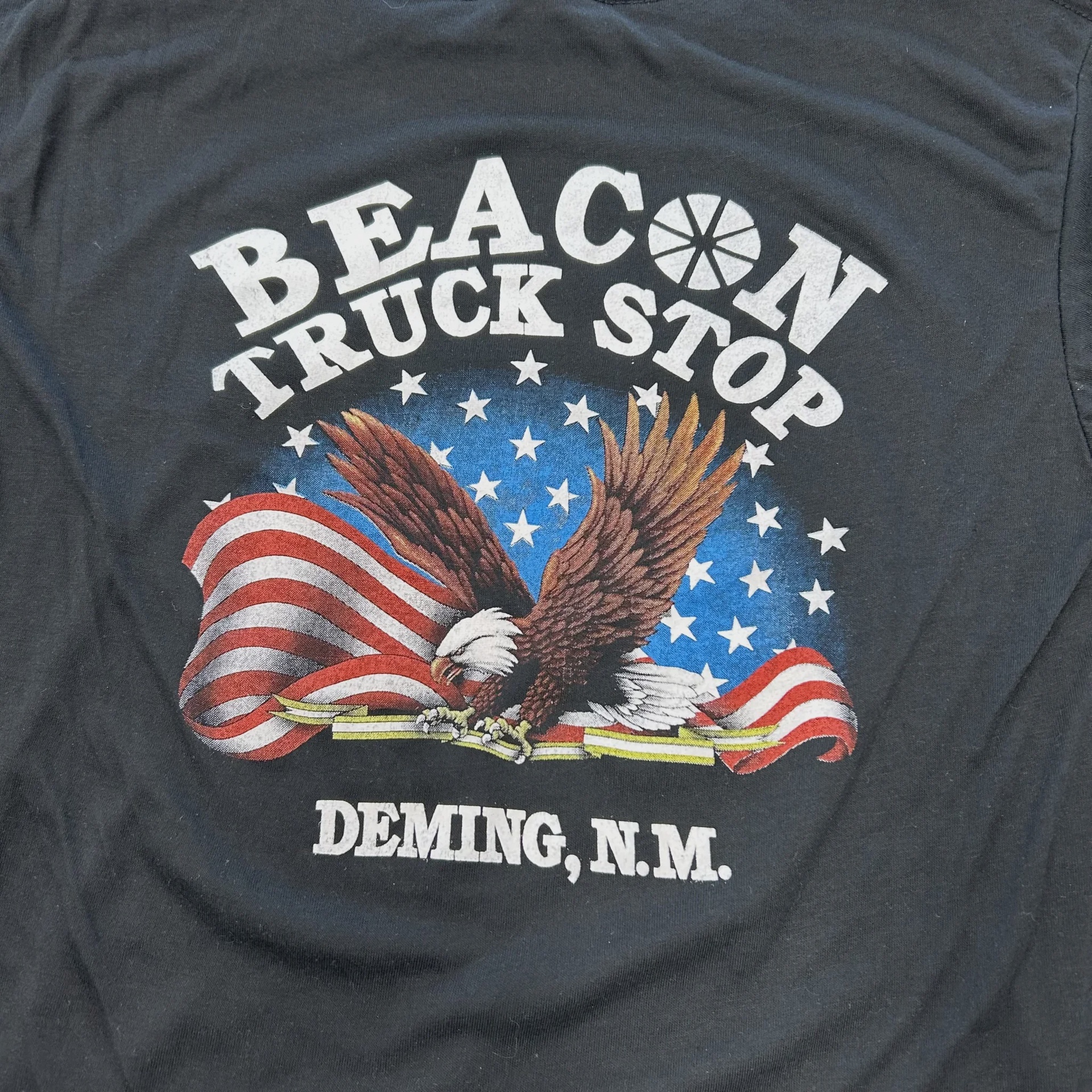 Vintage 80s American Hog Biker Tee Black • Pre-Owned [9173] - photo 7