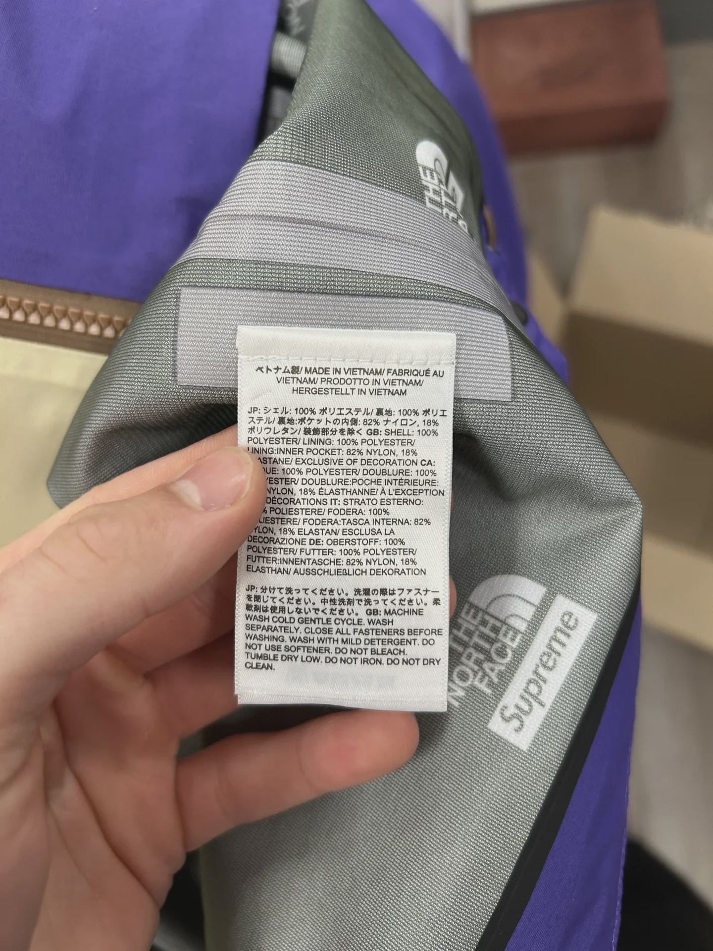 Supreme The North Face Split Taped Seam Shell Jacket • Pre-Owned [1480] - photo 9
