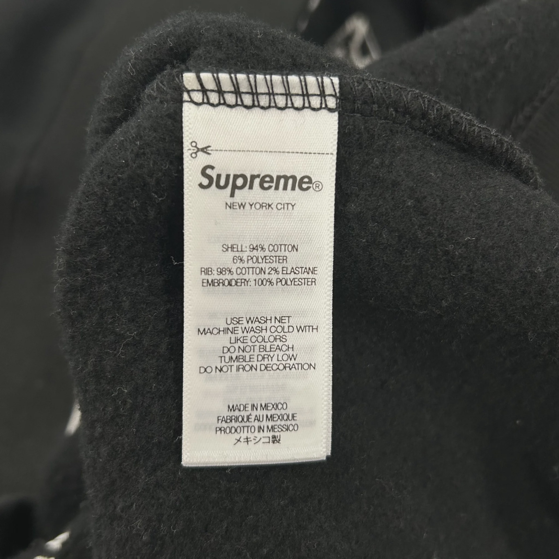 Supreme Black All Over Print Hoodie • Brand New [2866] - photo 4